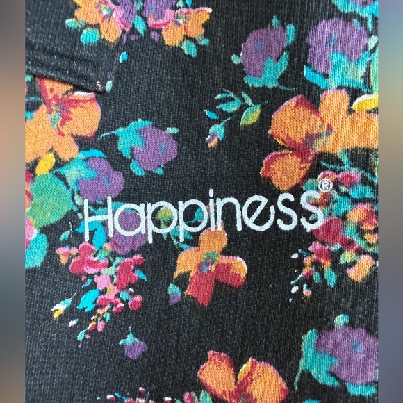 Happiness 10 Floral Studded Joggers NWT Made in Italy Kitson Size M - Picture 6 of 13
